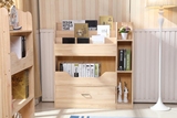厂家直销现代简约书架自由组合储物柜实木儿童书柜带抽屉置物架