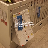 0.3温馨宜家IKEA顿兰尿片袋儿童储物床头挂袋收纳袋悬挂储物袋