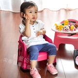 日本原装 锦化成迪士尼儿童餐椅 宝宝坐凳可拆卸清洗 多颜色可选