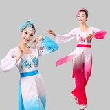 新款2016广场秧歌服装民族现代舞蹈演出服女装扇子舞表演服装