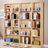 特价促销实木书柜自由组合松木橱大容量储物柜可定制bookcase