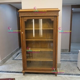 特价实木酒柜美式储物柜欧式现代简约单门装饰柜子新古典柚木边柜