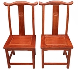 泰深红木小背椅花梨木实木小椅子靠背椅小官帽椅中式木凳木椅