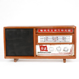 老式红旗收音机模型创意橱窗道具怀旧仿古装饰品摆件酒吧咖啡厅