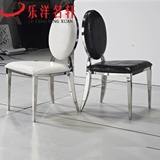 不锈钢餐椅 时尚现代简约皮布艺家用餐厅吃饭餐桌椅组合 酒店椅子