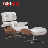 Eames lounge chair伊姆斯躺椅真皮沙发椅午休躺椅设计师休闲躺椅