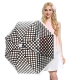 创意彩色波点可爱拱形蘑菇伞 阿波罗透明雨伞泡泡伞长柄透明伞