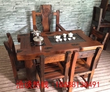 老船木茶桌椅 组合 实木仿古茶台 简约茶几茶桌组合 复古典怀旧