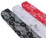 【特价蕾丝扇套】日本扇子配件 日式折扇包装扇袋 黑色红色白色