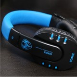 Somic/硕美科G923 电脑耳机 头戴式游戏语音耳麦 带麦克风重低音