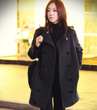 2015冬装新款韩国东大门正品代购毛呢大衣呢子女装外套羊毛呢外套