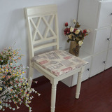 欧式复古做旧椅垫家用凳子垫海绵垫餐椅垫办公室座垫可订做