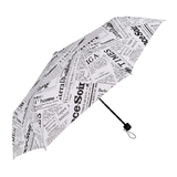 Cmon 英伦复古报纸伞 韩国创意折叠雨伞 超强防风男女晴雨伞包邮