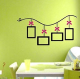 蝴蝶 照片贴相框墙贴 儿童房间卧室床沙发客厅背景墙装饰贴纸浪漫