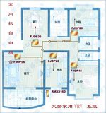 家用中央空调 Daikin/大金 FJDP-Q(P)VC super VRV3 40匹外机系统