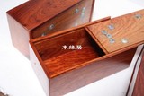 新品特价越南花梨木首饰盒储物盒红木工艺品