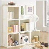 宜家实木色格子柜书柜组合架子置物架储物架多功能玩具杂物儿童柜