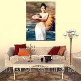 【艺品名画】一长方无框装饰画 客厅卧室 人体油画 美女MM80747泉