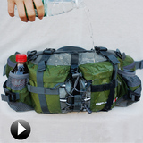多功能运动旅行登山腰包单肩包手提包 野营户外包 男女防水钓鱼包