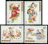 【丁丁邮票】2003-2杨柳青年画邮票全品集邮收藏
