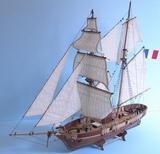 冲5钻特价、 Le_Hussard拉.胡萨德号 木质帆船模型套材