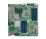 超微工作站主板【X8DA6】带SAS口 双路5520 4个PCI-E