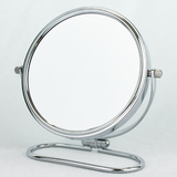 米乐佩斯镜子折叠化妆镜台式双面镜欧式金属镜挂墙镜便携镜子包邮