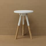 特价新款现代简约圆凳创意实木小椅子餐厅时尚凳子实木矮凳餐桌凳