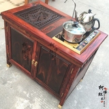 红木家具老挝大红酸枝茶台交趾黄檀功夫茶桌正品红木实木家具