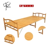 加固竹床多功能可折叠床沙发床午休床单人儿童午休小床现代双人床