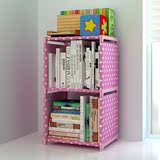 家世比 小型置物架 办公桌面整理收纳盒 学生简易书架 床上储物架