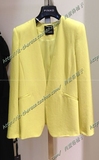 意大利专柜代购2016年春夏pinko黄色清爽西装外套