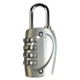 锐赛特（RESET）密码锁RST-037 四位密码金属箱包抽屉锁挂锁 银色