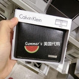 【Summer】美国代购 Calvin Klein 男CK短款钱包钱夹礼盒装 拼邮