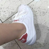 正品耐克女鞋2016红尾小白鞋运动低帮休闲板鞋黑白725111-003-101