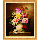 十字绣套件花瓶系列卧室大幅钻石新款油画植物花卉欧式客厅成品