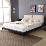 北欧宜家日式软靠全实木床橡木床双人床卧室婚床纯实木床简约现代