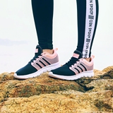 FS香港代购Adidas阿迪达斯neo青春超软舒服轻便慢跑鞋黑白蓝粉