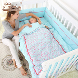 龙之涵 婴儿床围全棉 宝宝床品套件 新生儿床上用品大套件夏 正品