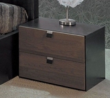 宜家北欧挪亚家风格现代简约简易特价中式时尚胡桃木床头柜储物柜