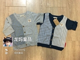 三件包邮日本原单Zoomic动物园2016夏款七分袖开衫2色
