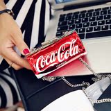 2016夏季新款个性可乐瓶女包易拉罐迷你小包链条手机包单肩斜挎包