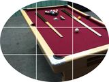 台球桌家用可折叠美式桌球可加乒乓球桌2.1米标准成人WP7004促销