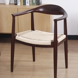 xs新款肯尼迪总统椅子实木电脑椅家用休闲椅办公会议椅水曲柳餐椅