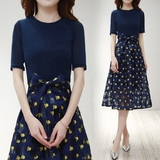 2016夏季新款修身两件套装女裙韩版时尚显瘦中长款连衣裙女半身裙