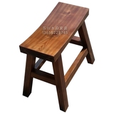 实木板凳 面店桌椅面馆矮凳子小板凳单人凳鞍马凳复古怀旧餐桌凳