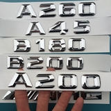 原厂奔驰A B级A200 A45 B200 A180改装车标数字后尾标字母贴字牌