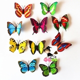 幼儿园教室装饰 儿童房环境布置贴画 卡通动物立体仿真3d蝴蝶