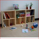 特价 宜家简易自由组合松木储物置物柜子实木书柜书架儿童可定做