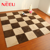 北欧/宜家可手洗地垫垫子卧室纯色儿童NEEU拼接家用拼图成品地毯